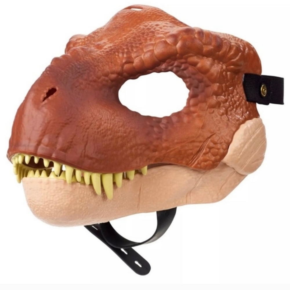 Jurassic World‎ Tyrannosaurus Rex Mask Mattel T-Rex Dinosaur Costume Brown GPH93